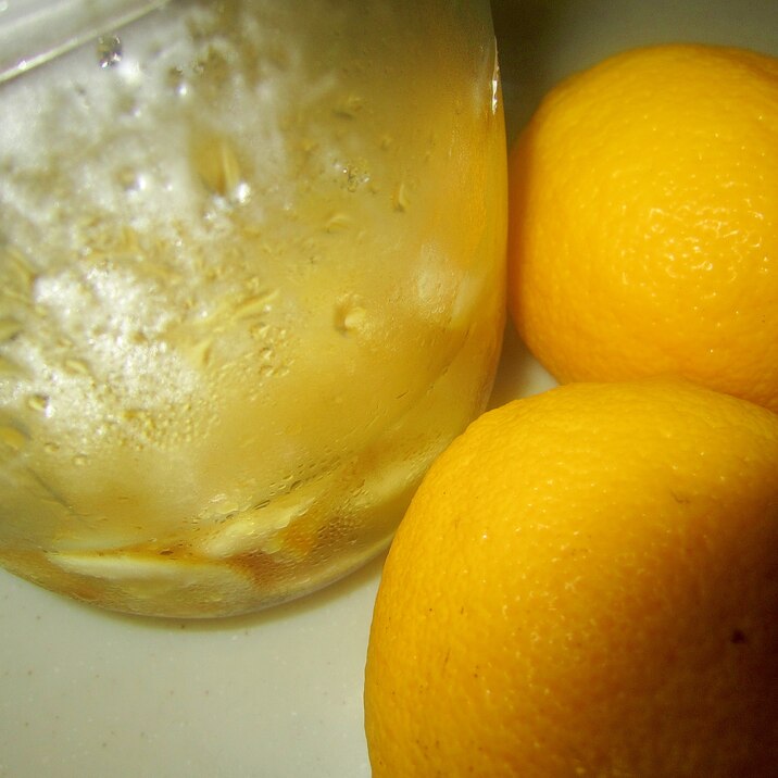 氷砂糖と檸檬シロップ